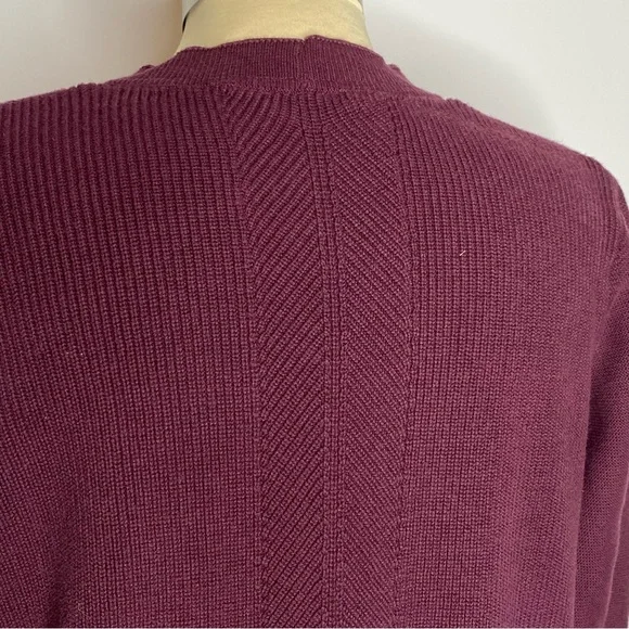 J. Jill Burgundy Duster Cardigan - Picture 8 of 10